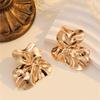 Retro Exaggerated Metal Irregular Earrings For Women