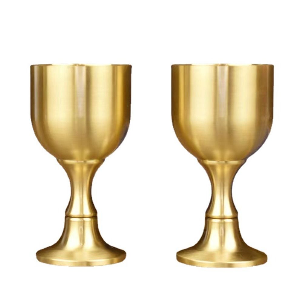 

Not Fade Desktop Ornaments Wear-resistant Wine Cup Retro Brass Cup Home Decor S