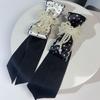 Choker Bow Tie Black Shirt Tie Fashion Long Necktie  Performance