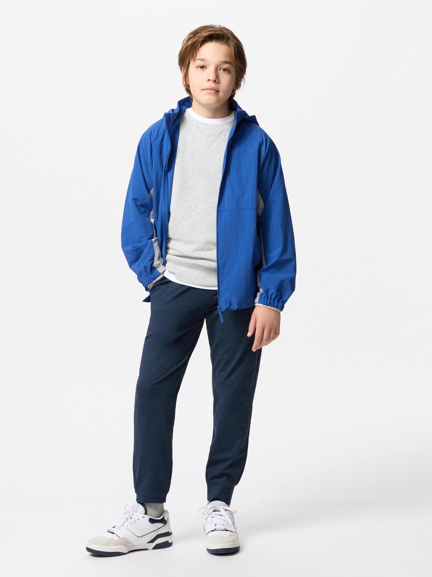 

Детские брюки-джоггеры Uniqlo Ultra Stretch Active 68 BLUE/KIDS 140