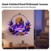 Halloween Wreath with Timer Festive Lighted Reusable for Window