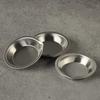 5/10/20pcs Durable Stainless Steel Paint Palette Set,Round Mixing Trays for Artists - Metal Art Supplies for Home and School Use