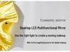 Yuri Yura LED Touch Makeup Mirror with Adjustable Brightness, HD Reflection, and Folding Design