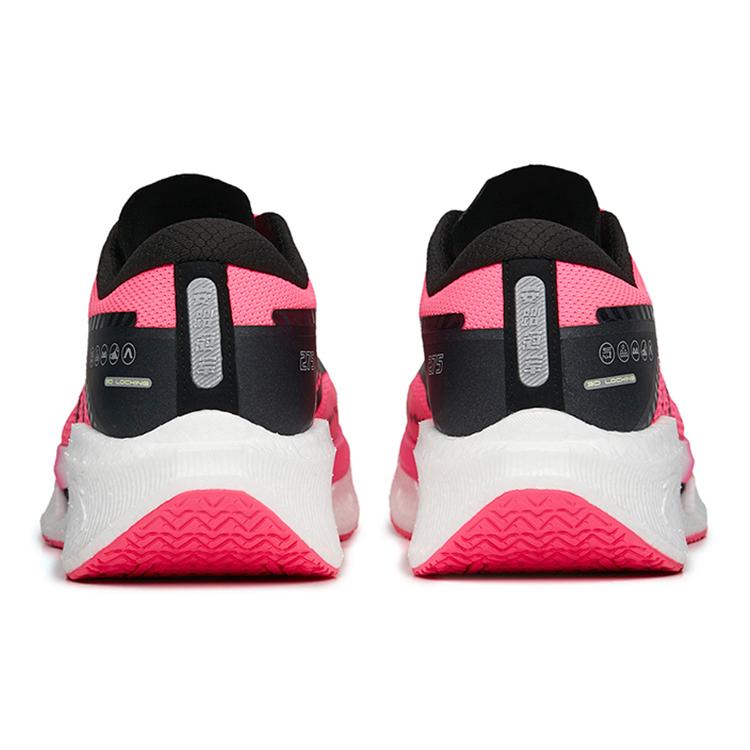 New Anta Surprising Waves Nitrogen Technology Breathable Lightweight Low Top Running Shoes Men's Pink Black 112255599A-2