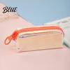 Colorful Holographic Pen Bag Iridescent Pencil Case Transparent Stationery with Wide Case U-Shaped