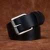 3.8Cm Wide Whole Cowhide Cut First Layer Cowhide Men'S Belt Retro Leather Pin Buckle Jeans Belt Men'S