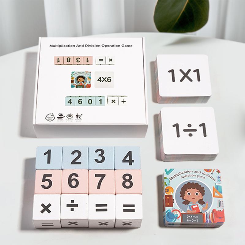 

Montessori Math Arithmetic Jigsaw Puzzles Learning Toy - Kids Wooden Digital Counting Stick for Early Education And Baby Games