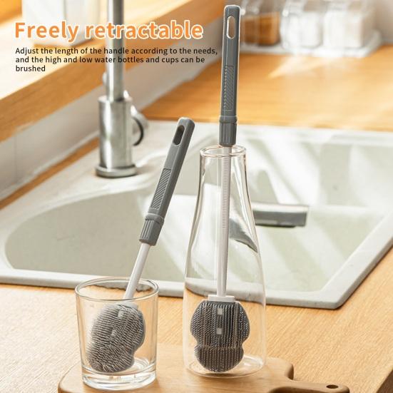 Pračka na šálky Užitečné Jemné štětiny Šetřící práci Nápoj Sklenice na víno Láhev na sklenice Čistící kartáček pro domácnost Potřeby pro domácnost