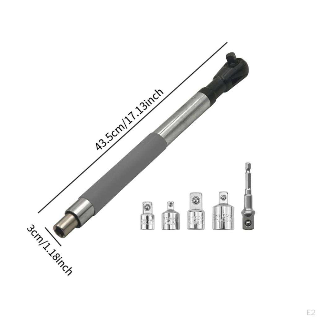 Offset Extension Wrench Impact, , 1/2 Inch Drill Adapter Electric Ratchet Power