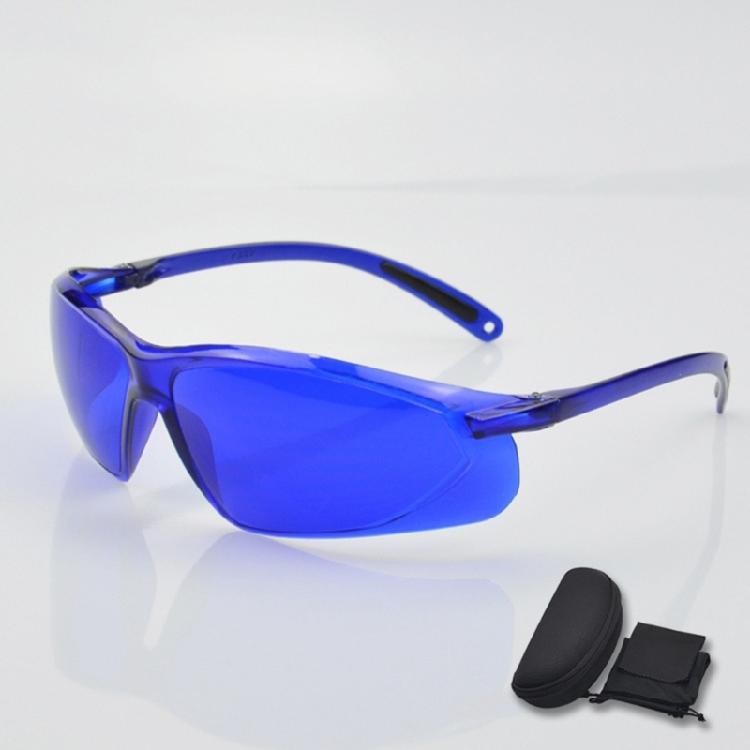 Golf Balls Finder Glasses with Blue Lenses For the Fairways with Protective Case