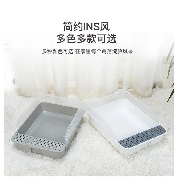 Large Full Semi-Enclosed Cat Toilet, Cat Litter Box, Anti-Sand, Small Size, Large, Full, Supplies