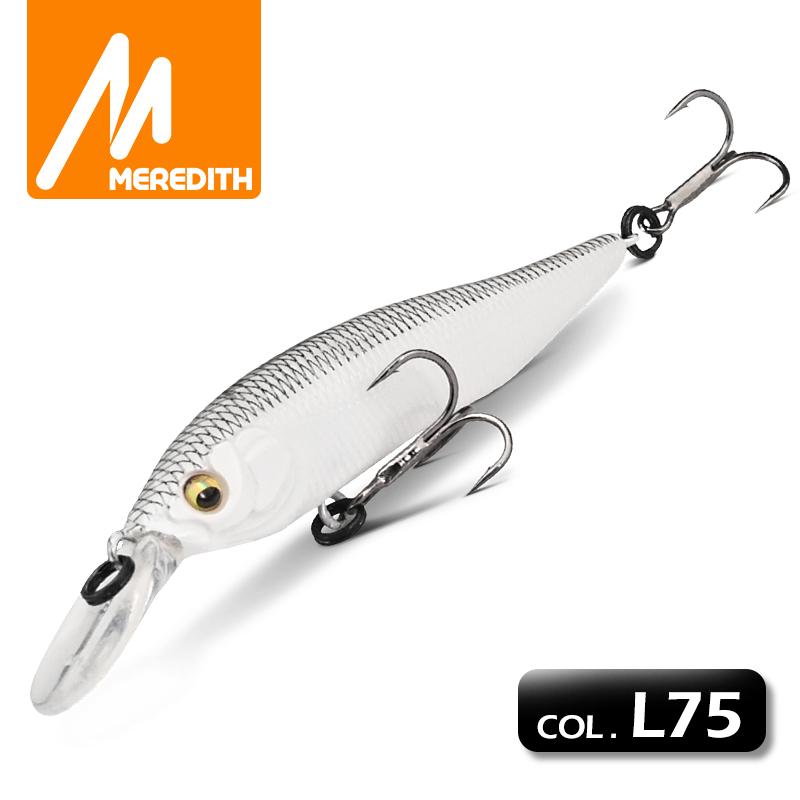 Xnanahan1 Minnow Jerk 75mm Meredith 7g 1pc Slow Sinking Maxdepth 24m Pike Bass Nanahan