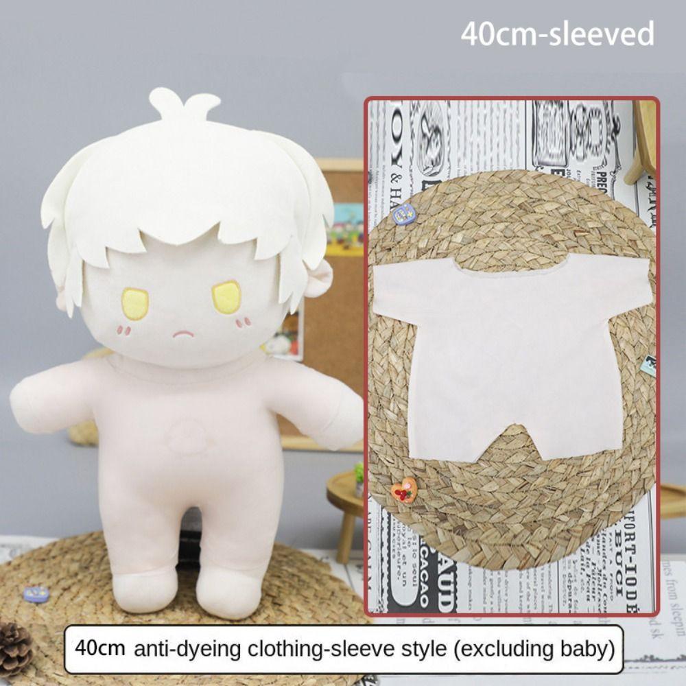 Soft Sleeveless Doll Backing Shirt Fleshcolor Sleeved Doll Bottoming Shirt Cotton Stuffed Doll