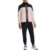 Under Armour Recover Woven Jacket Logo Print Color Block Woven Jacket Women Jacket Black 1360569-001