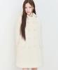 ILLIGO Cozy Hoodie Button Coat Ivory