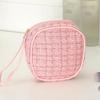 Waterproof Cosmetic Bag Large Capacity Smooth Double Zippers Soft Grip Handle Lightweight Toiletry Organizer for Trip