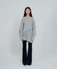 Deoaeteus Loose Fit Damage Knit Pullover_Grey