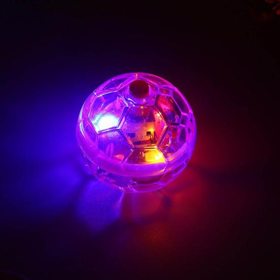 Pet Ball Toy Transparent Interactive Plastic Pet Cat Dogs Glowing Ball Toy for