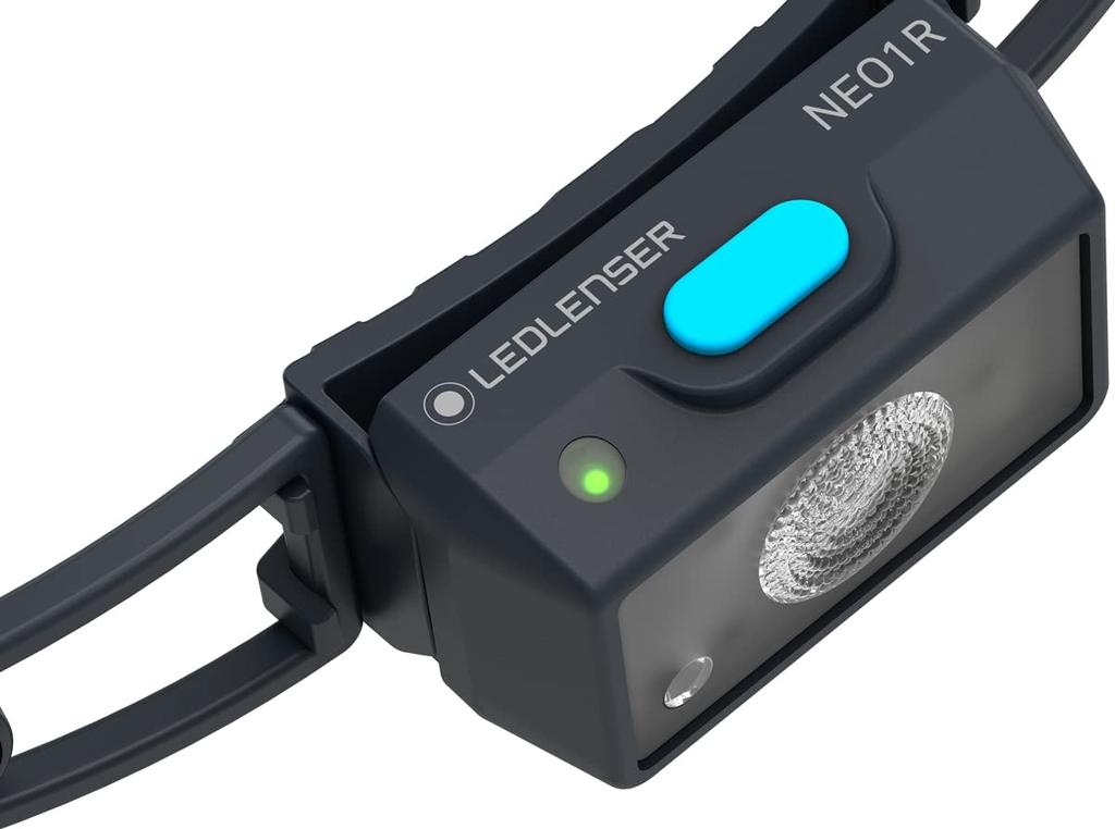 Ledlenser NEO1R LED Perfect for 502713 Japanese Headlamp, Black/Blue, Rechargeable, Ultra-Lightweight, 39g, Compact, Outdoors, Running, Black/Blue,