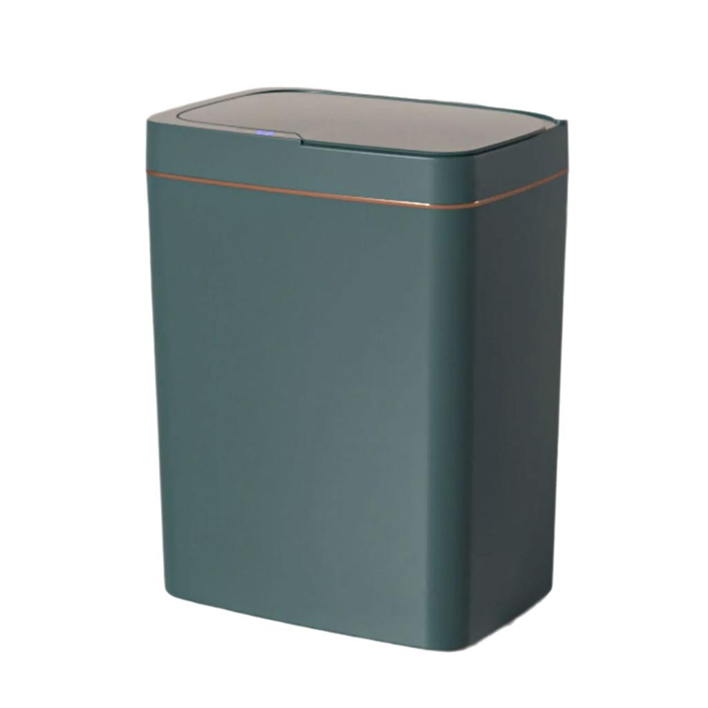 Intelligent Trash Container with Sensors Lid Fashion Automatic Garbage Can for Various Room Placement Trash Bin
