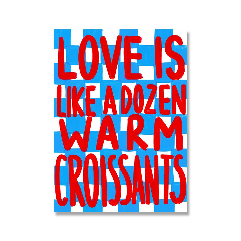 

Максималистические эклектичные розовые французские цитаты Bisou Bisou Bonjour Bonne Nuit, настенная живопись на холсте, постеры для гостиной, домашний декор 21x30cm No Framed