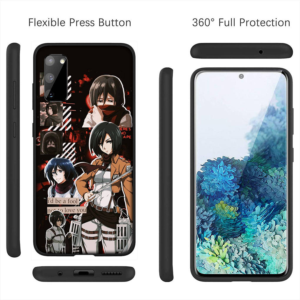 Cover for iPhone 16 15 Xiaomi Redmi Note 14 13 12 11 Pro Max X 8 16e Samsung Galaxy S25 S24 S23 Moto OPPO Huawei Anime Attack on titan Levi Phone Case
