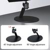 Projector Stand Table Desktop Stand Projector Mount with 360 Degree Adjustable Metal Desktop Stand for Projector