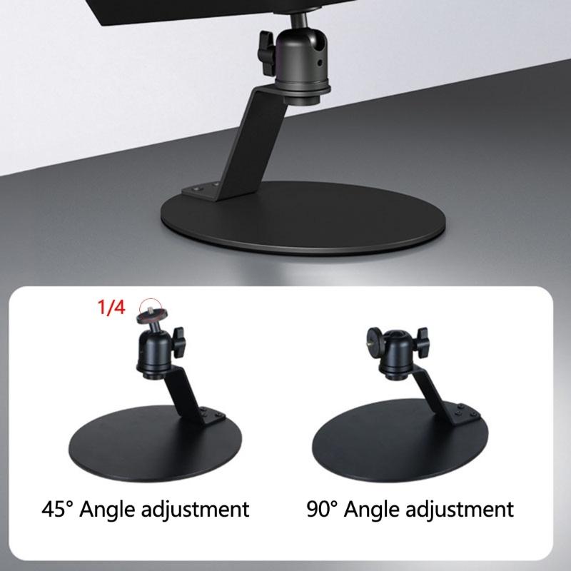 Projector Stand Table Desktop Stand Projector Mount with 360 Degree Adjustable Metal Desktop Stand for Projector