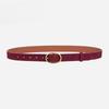 New Retro Women's Belt Fashionable and Trendy Korean Style Matte with Jeans Decorative Leather Belt for Women