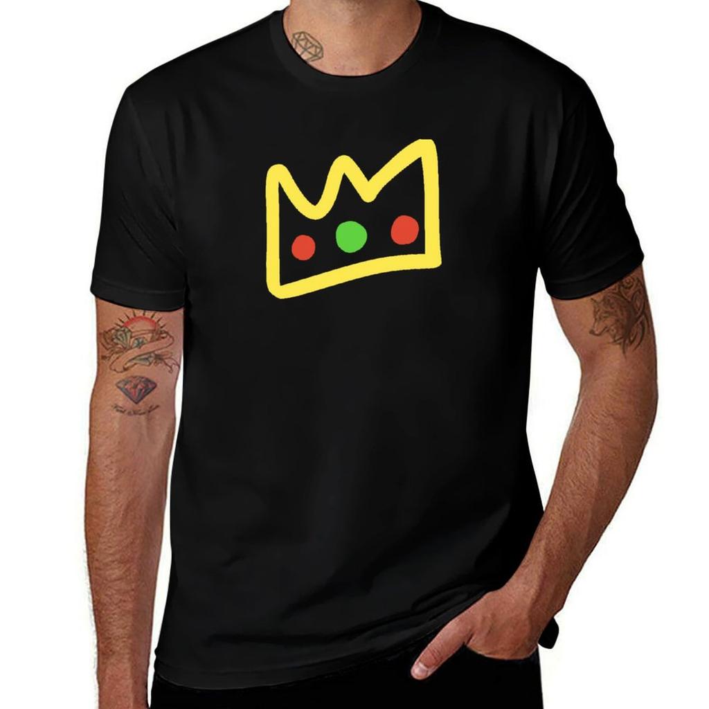 Ranboo Crown Tshirt Daily Work Short Sleeve Top
