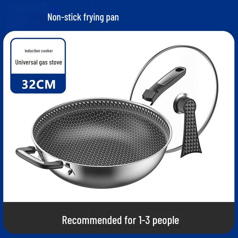 

ZISIZ 304 Stainless Steel Non-stick Pot with Lid