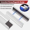 1 pair 4/6 inches Vise Jaws with Magnetic Universal Soft Vice Jaws Pads Covers Multi-Purpose Protector for Any Metal Vice