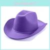 Felt Color Solid Cowboy Hat Sewing Girl Costume Crafting Role Playing Supplies