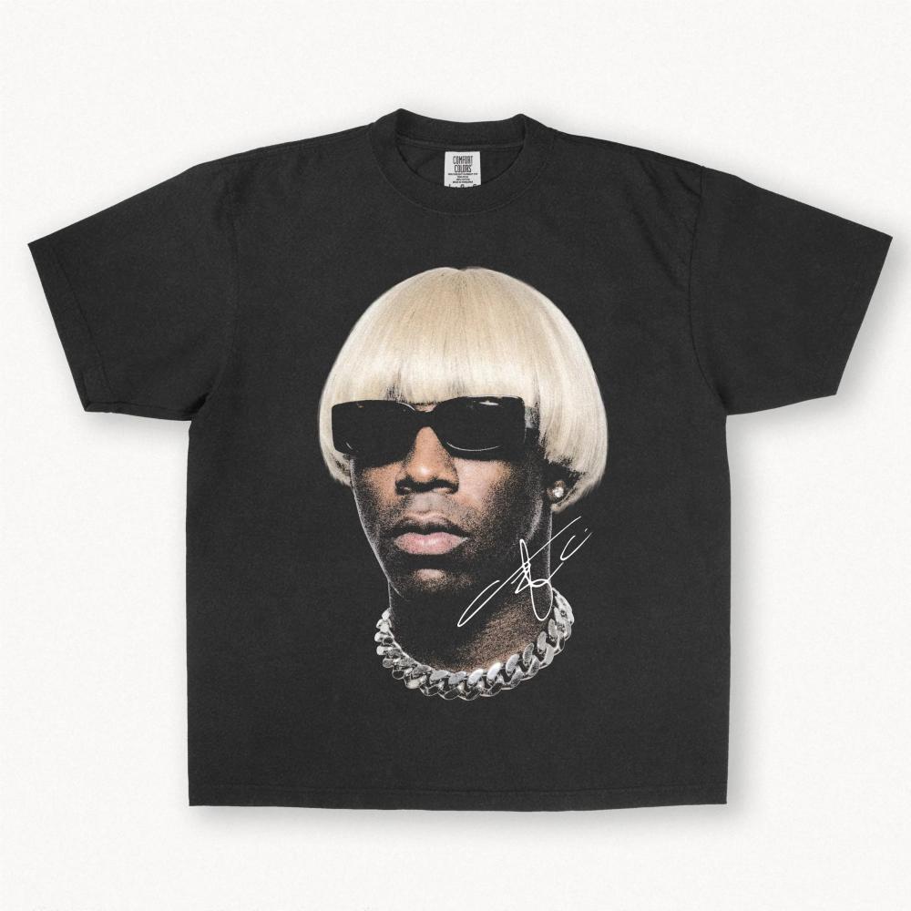 Tyler, The Creator Graphic Tee – Autographed Streetwear Shirt – Premium Cotton Unisex T-shirt 4XL
