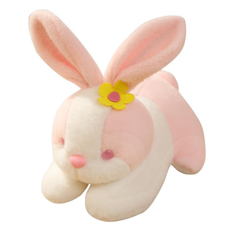 Super Cute Colorful Bunny Plush Toy Doll Soft Cute Rabbit Doll Claw Machine Doll Wedding Sprinkle