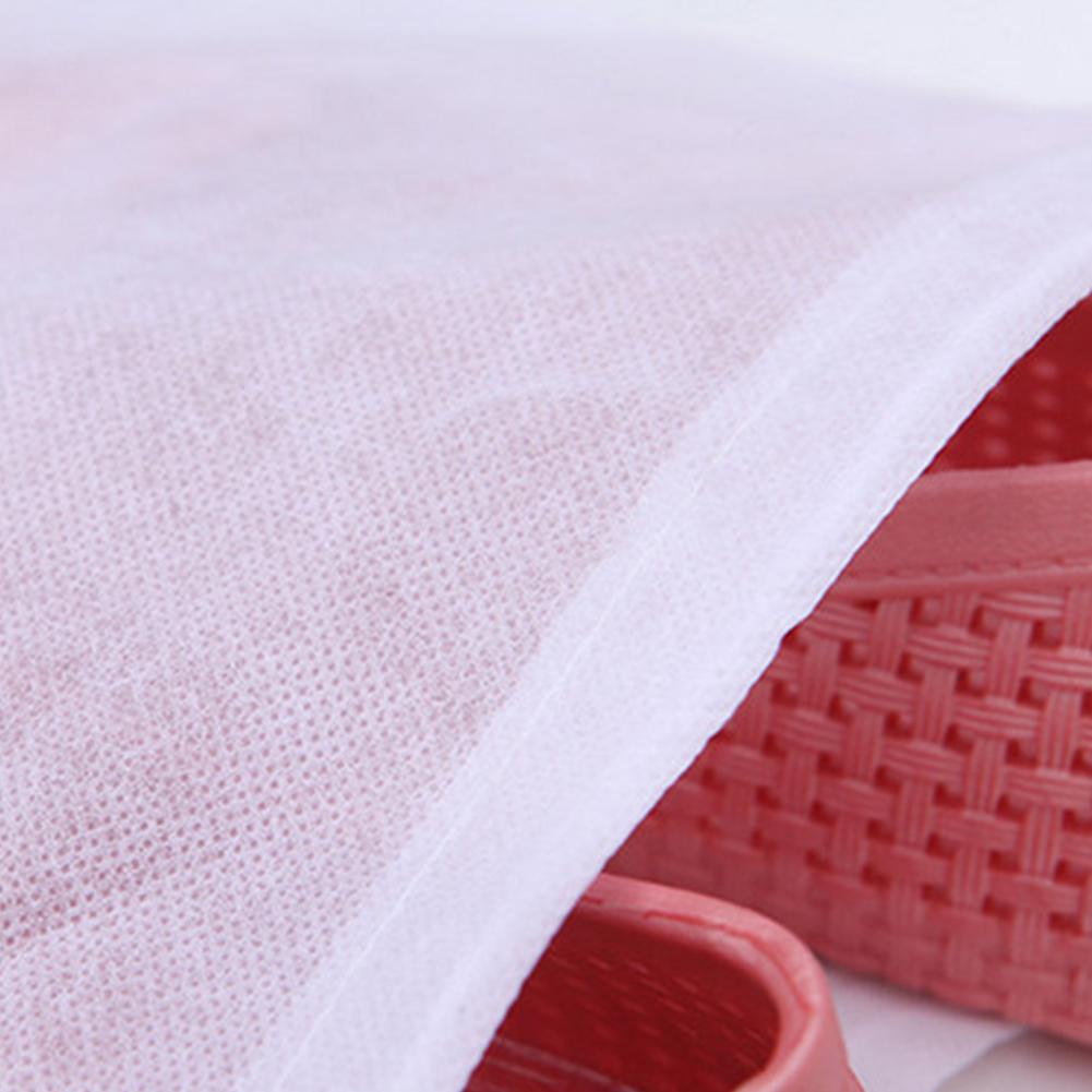 Non-Woven Material Shoe Bag with Drawstring Ideal for Storage And Travel