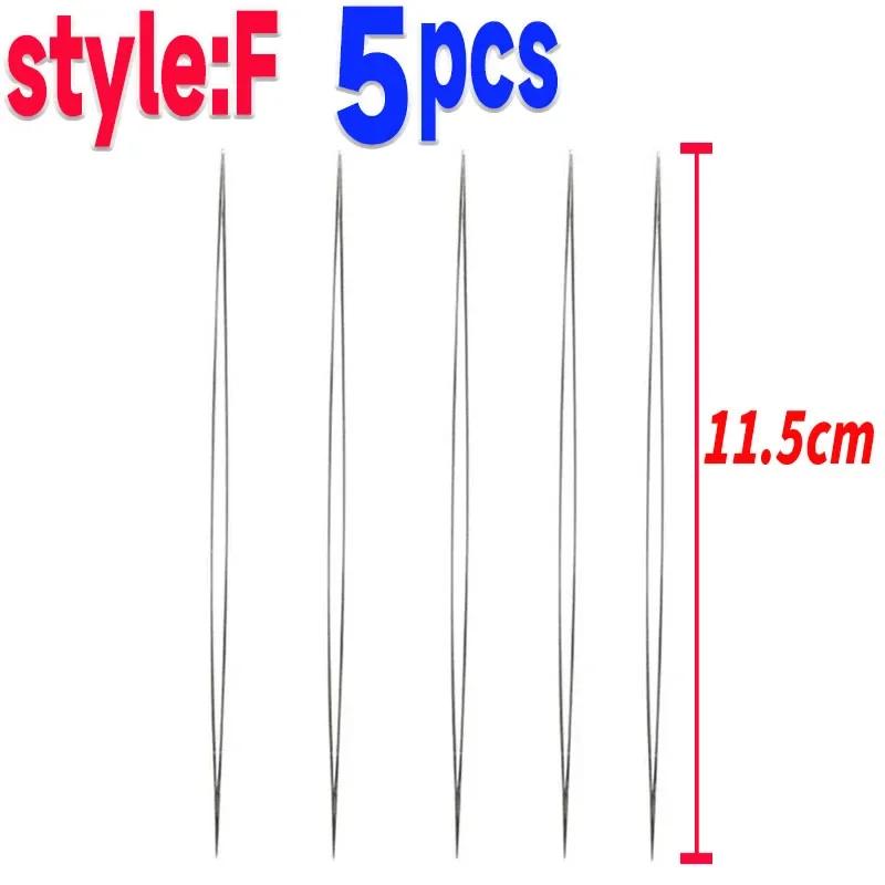 10/S Beading Needles Seed Beads Needles Big Eye Diy Beaded Collapsible Beading Pins Open Needles For Jewelry Making Tools