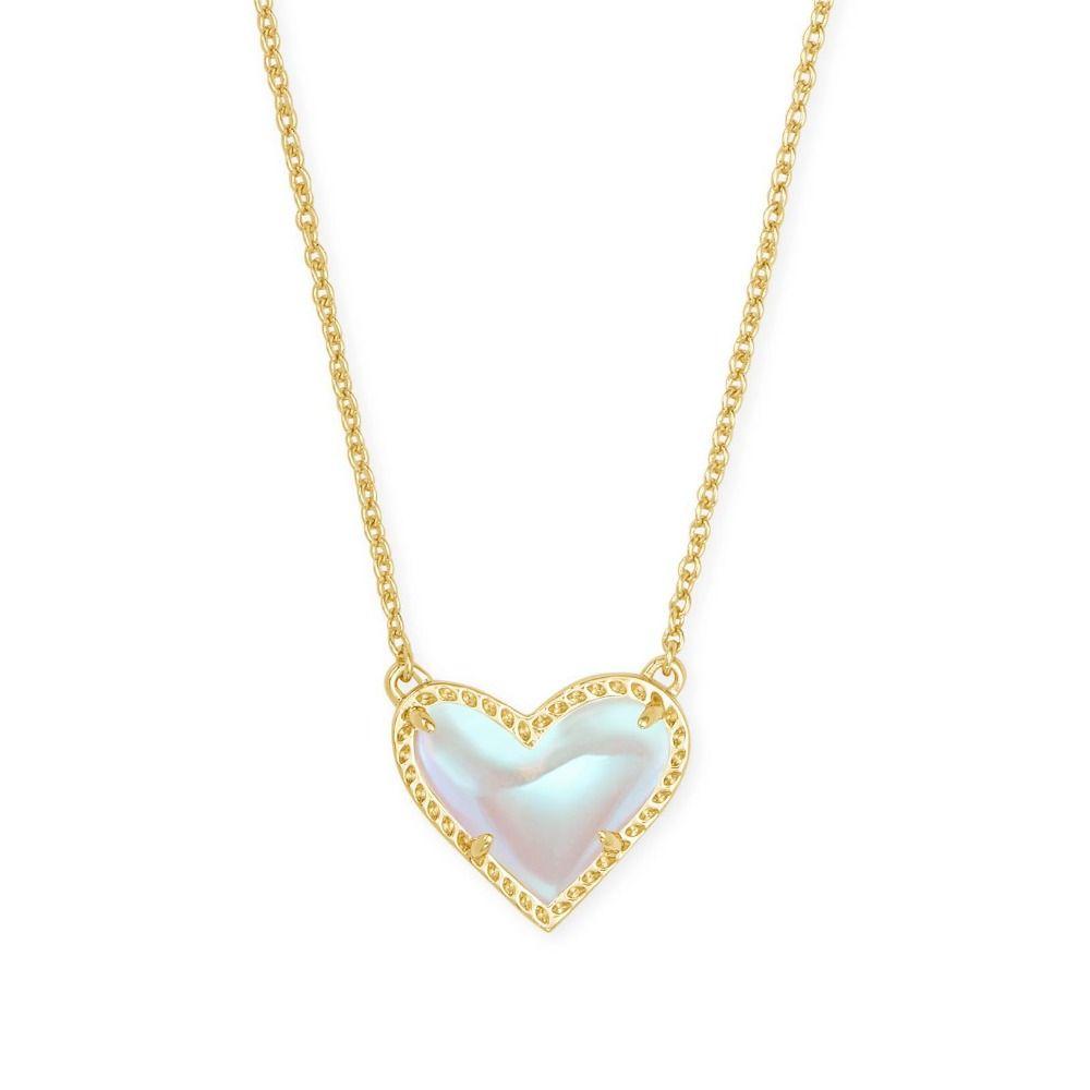 Overflowing Love-heart Four-claw Inlay Crystal Necklace Ornaments Cute Sweet Bracelet  Couple