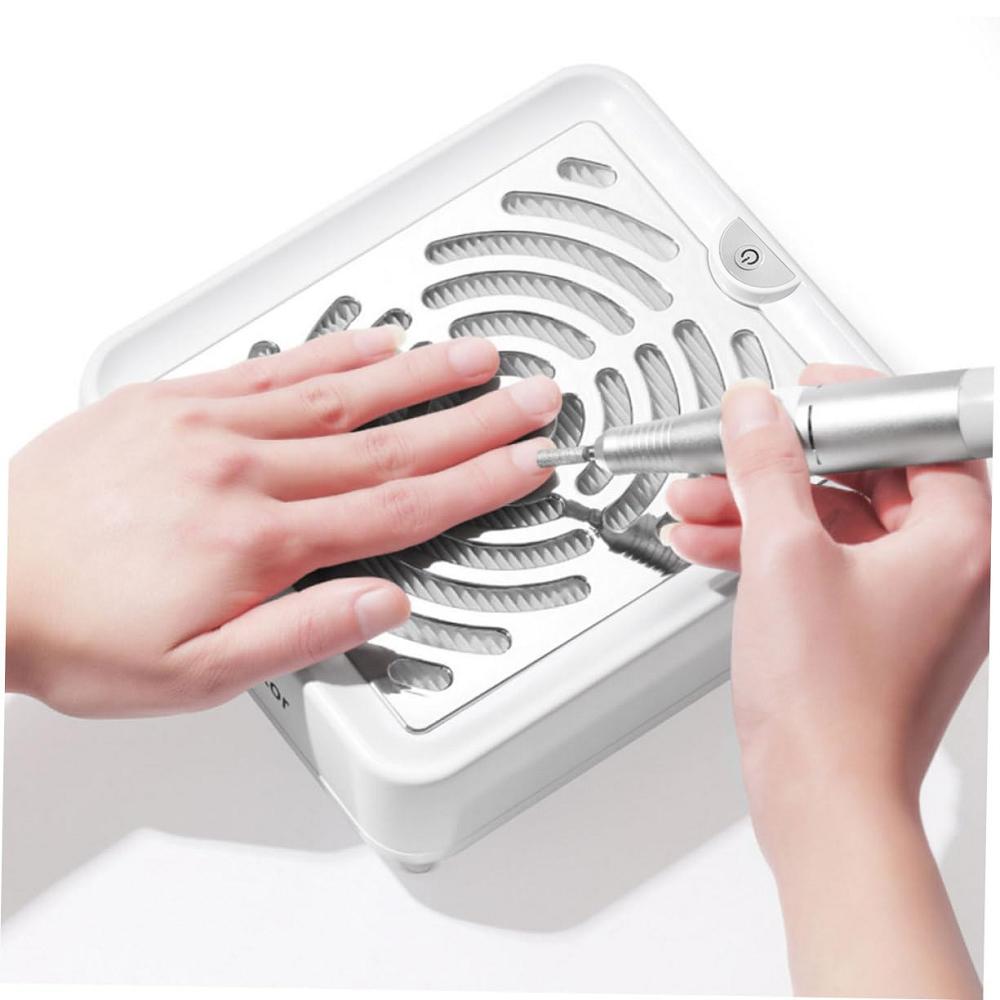 Nail Dust Collector Professional Nail Vacuum Cleaner Dust Collector Fan For Manicure Dust Absorber With Removable Filter