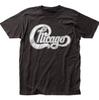 Chicago Band Logo, Classic Rock Music Tee, Black Graphic Unisex T-shirt
