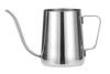 FAROL Coffee Pot Drip Pot Stainless Steel Silver Narrow Mouth Pot Gooseneck Commercial Use (Silver, 350ml)