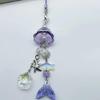 Elegant Mermaids Hanging Charm Multipurpose Phone Strap Practical Key Holder Accessory Bag Decoration for Trendy Women