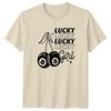 Lucky Lucky Lucky Lucky Girl Unisexs TShirt Retro Aesthetic Novelty