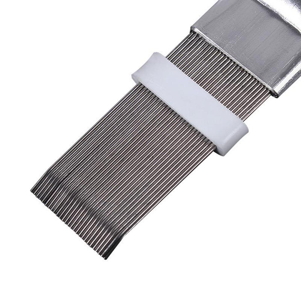 Air Conditioner Fin Repair Comb Cooler Condenser Compact Refrigeration Tool 1 * Fin Comb+1 * Condenser Cleaning Comb