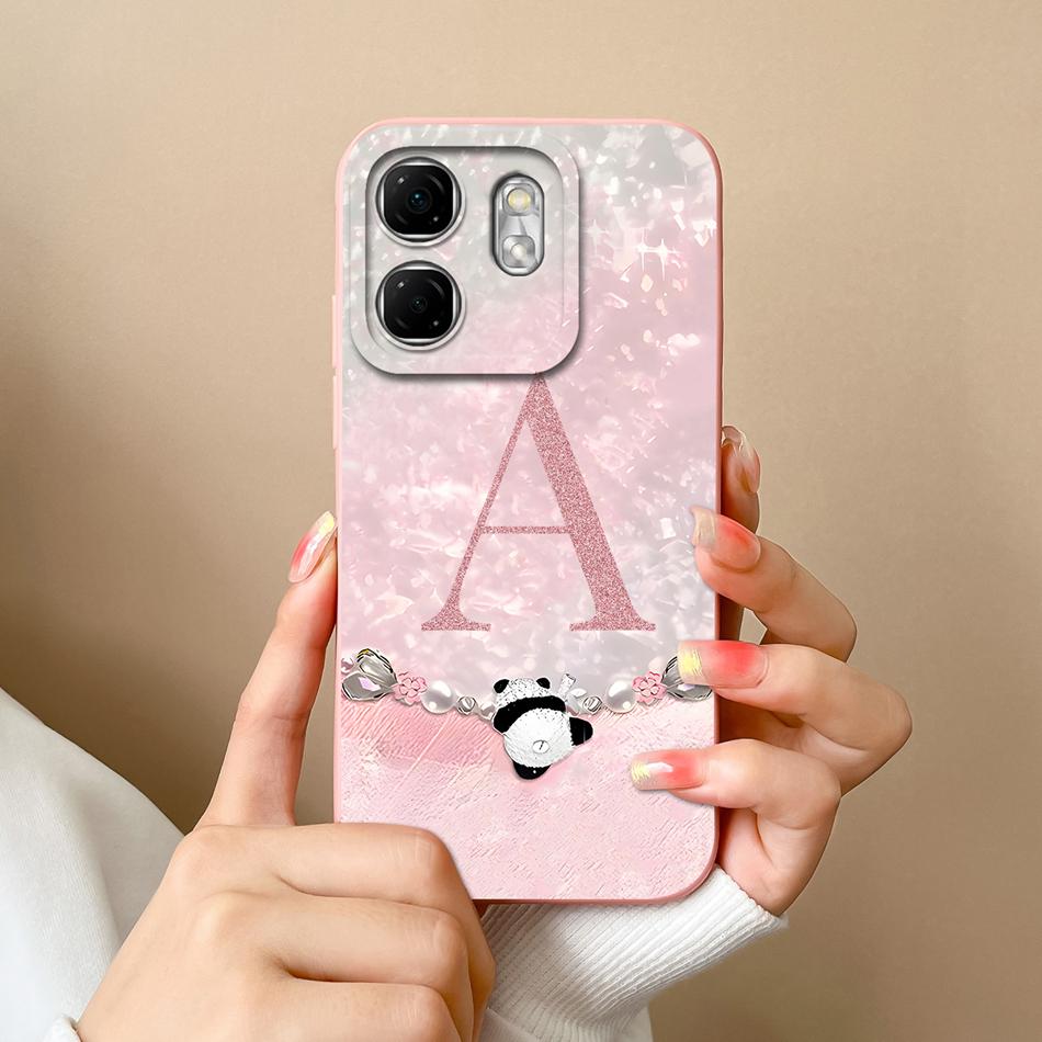 For Infinix Smart 9 Case Wave Texture Letters Back Cover For Infinix Smart9 X6532 Soft High Quality Silicone Couple Phone Cases