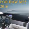 FOR BAW M35 2016  Car Dash Mat Dashmat Dashboard  Cover Sun Shade Dash Board Cover Carpet  Accessories