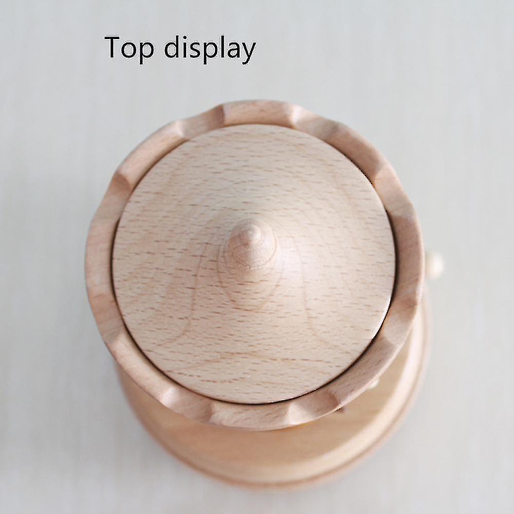 Music Box -valentine's Day Gift Travel Creative Wooden Music Box Lifting Carousel Toy Present For Children's Day Lover Friends