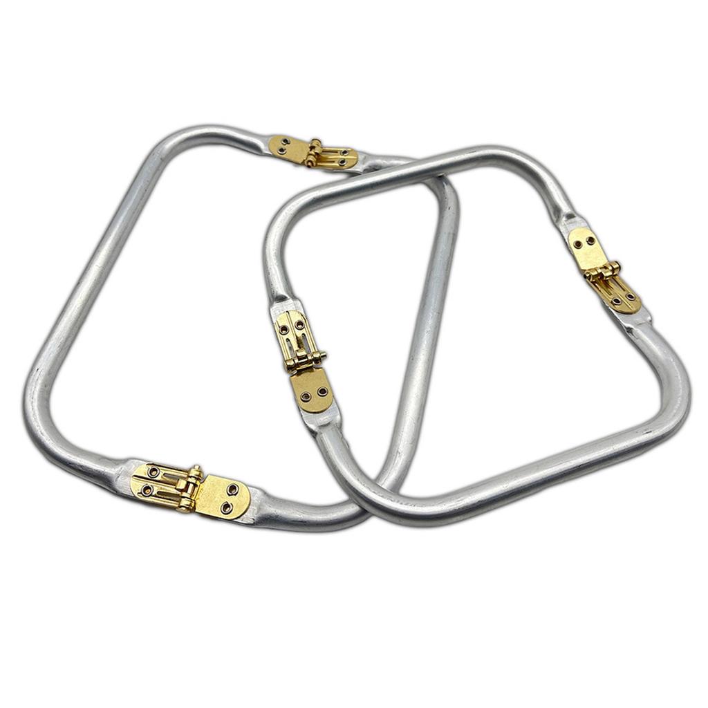 1 Adet Bulut Çantaları ve Cüzdan El Çantaları İçin Pratik Alüminyum Alaşımlı Kare Çerçeve Kendin Yap El Sanatı Çanta Aksesuarları Kolay Kurulum