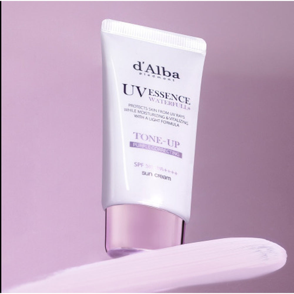 d Alba Waterful Tone Up Sun Cream Purple 50mL
