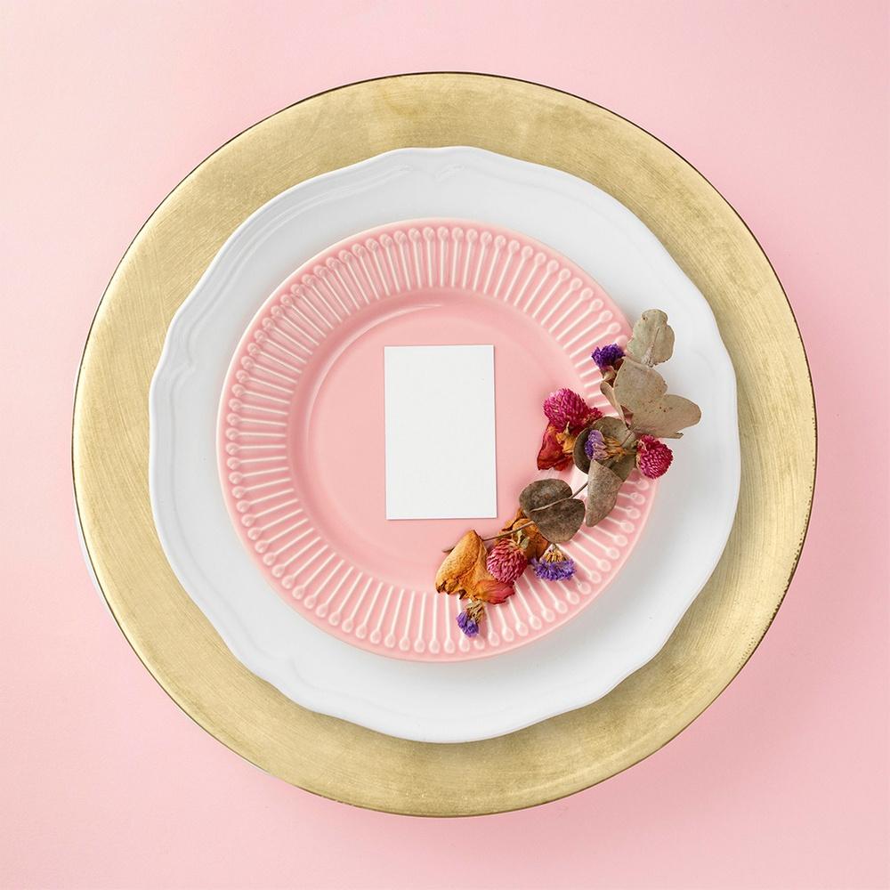 Sous-plat Doré Dessous de plat Support Décoratif Plateau Plat Grand Plat